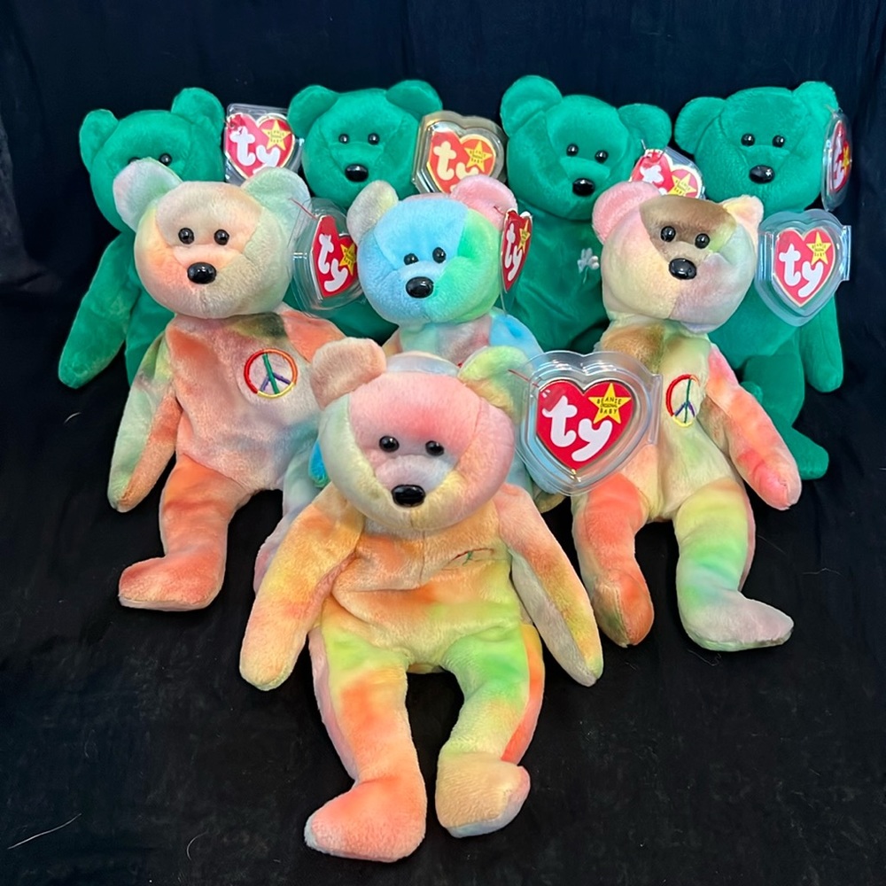 BEANIE BABY PEACE & ERIN